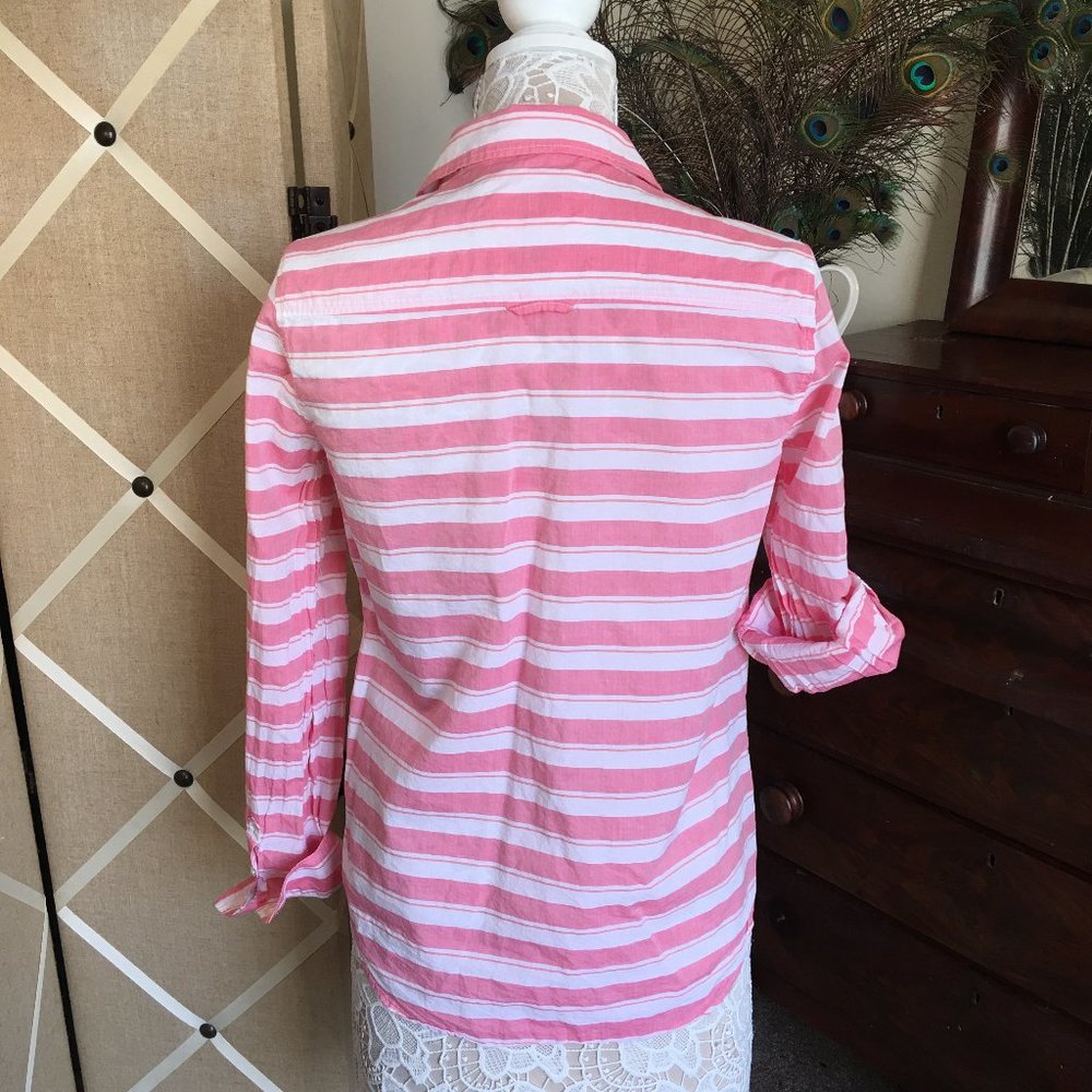 Express Lightweight Button Down Blouse - image 3